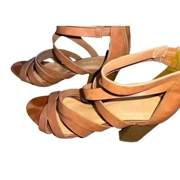 Bamboo Strappy Sandals - Picture 2 of 4